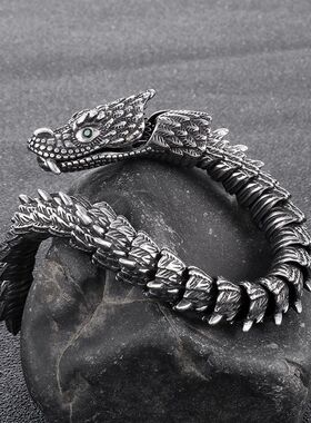 新款手工朋克潮流制作复古龙头个