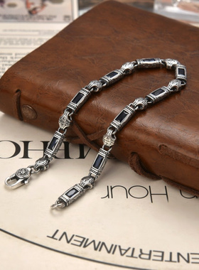 新款手链复古做旧重工打造藤草纹