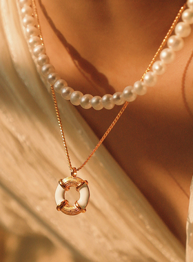 KLIENSTONE夏日游泳圈项链