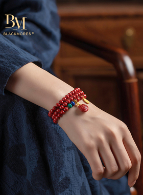 福108颗多圈【收藏级】朱砂手串