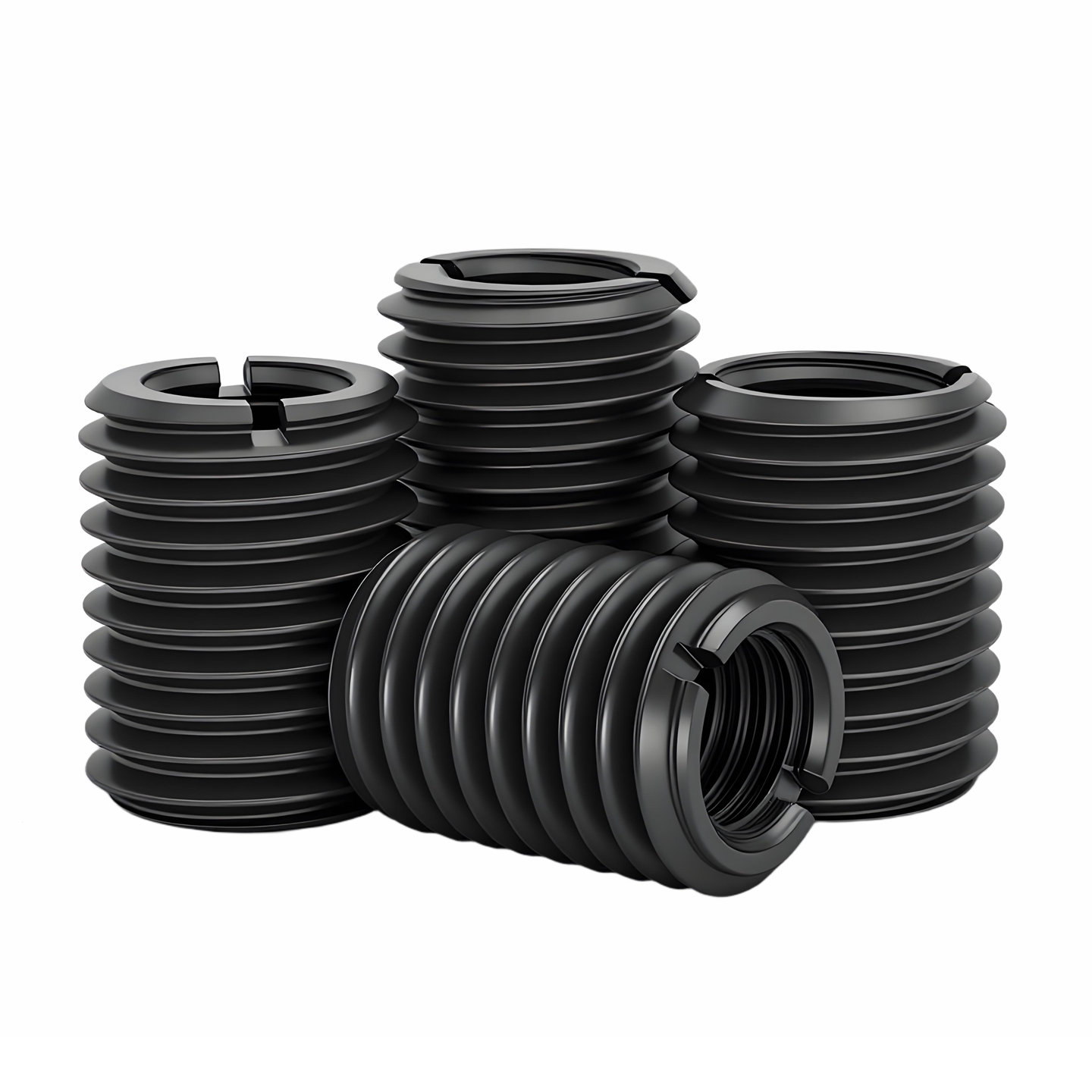 热处理45号钢加硬内外牙螺母螺纹护套转换变径牙套螺丝套M3M4-M24 - 图1