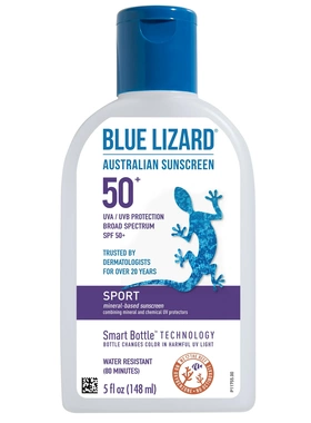 Blue Lizard蓝蜥蜴强效防晒霜 Sunscreen Zinc Oxide, SPF 50+