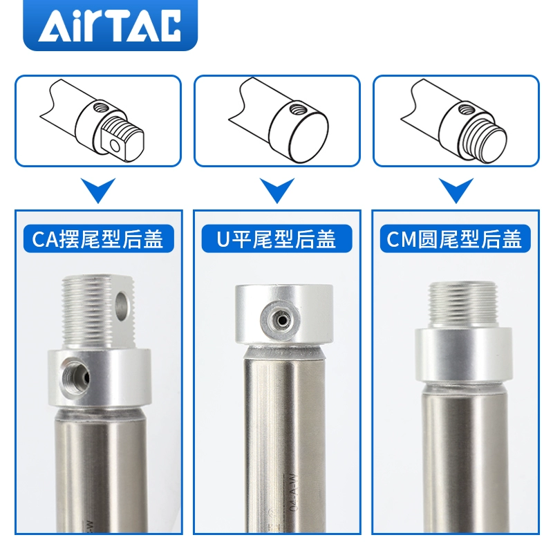亚德客迷你气缸/MAL16/20/25/32/40/50/63X25X50X75X100X125X500S - 图0