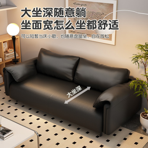 沙发客厅民宿公寓服装店出租房屋布艺沙发2026新款直排两三人沙发 - 图0