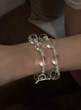 S925纯银锆石手链轻奢新款女款