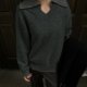 Fake two-piece sweater with a sense of atmosphere