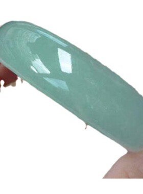 玉手镯浅绿女款玉石玉镯子石英岩玉手镯    批发