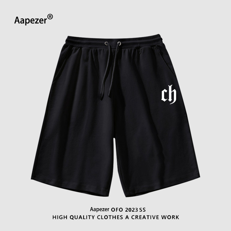 aapezer夏韩版潮流束脚卫裤短裤 aapezer休闲裤