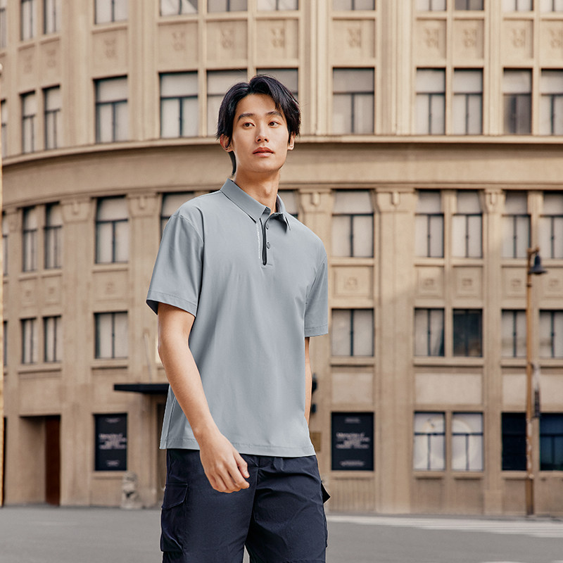 斯凯奇POLO衫秋季男士针织短袖衫吸湿速干宽松运动上衣舒适百搭,淘宝优惠券,粉丝福利购,淘宝优惠卷