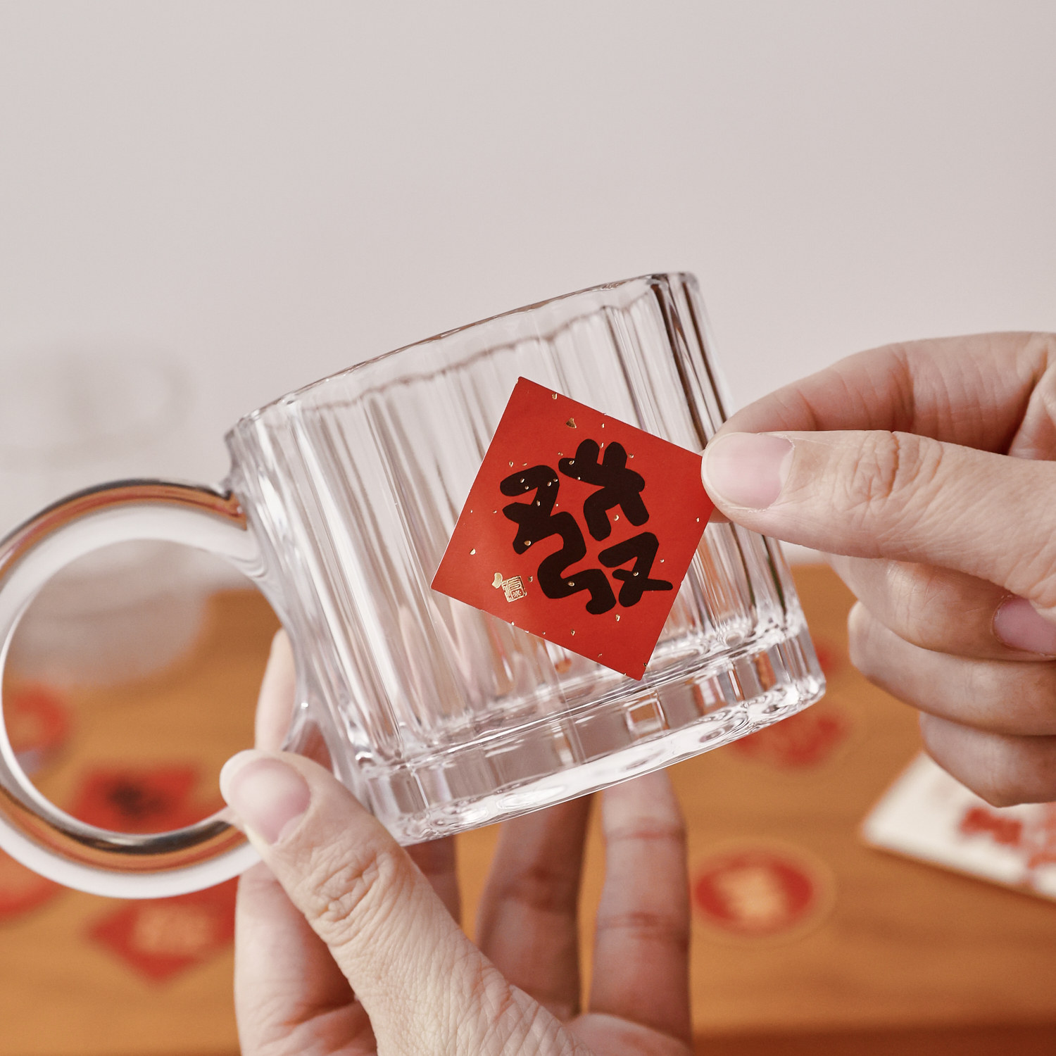 盐岛时光 国风新年装饰烫金贴纸 春节祝福喜庆文字diy素材小贴画,淘宝优惠券,粉丝福利购,淘宝优惠卷