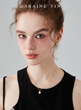 简约百搭通体银人造珍珠项链高级感小米珠豌豆荚锁骨链女