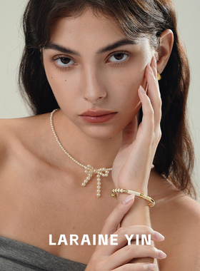 小众轻奢蝴蝶结小米baby珍珠项链女温柔气质颈链银饰锁骨链choker