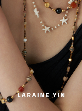 【买3免1】小众高级感虎眼石黑玛瑙串珠手链手串