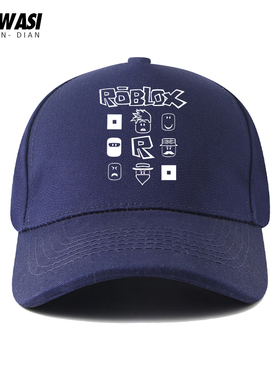 Roblox罗布乐思游戏周边棒球帽男女儿童青少年户外遮阳鸭舌帽子潮