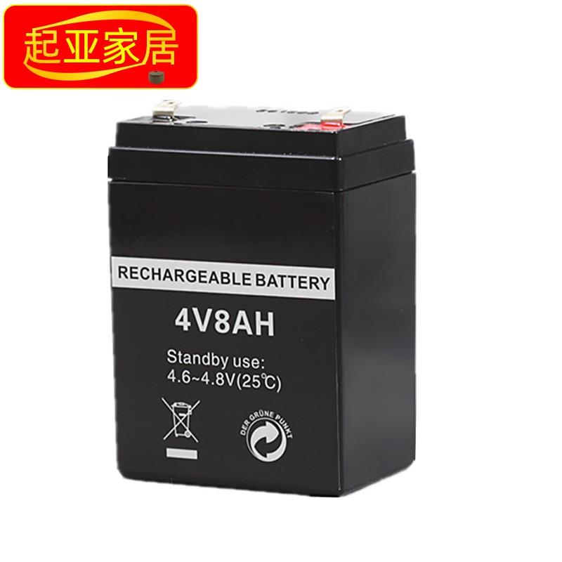 4v8ah蓄电池电子称电瓶替4v6ah 4v75ah手电筒4v4ah电子蓄电电池 - 图3