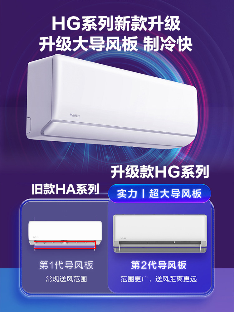 华凌大1.5匹智能冷暖家用空调 华凌禄协空调