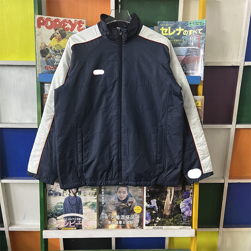 vintage古着运动服90日系夹克复古00S外套男女棉服拉链JK43,淘宝优惠券,粉丝福利购,淘宝优惠卷