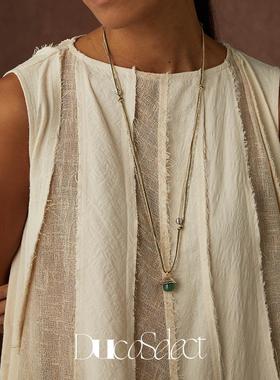 手工编织图腾项链双色设计