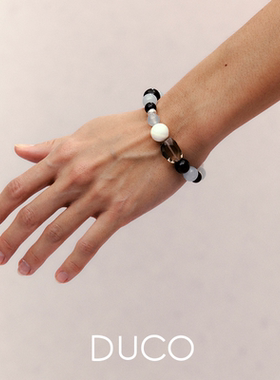 Fidiora珍珠贝茶晶手链轻奢百搭