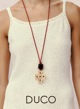 Fidiora系列四叶草大花朵项链