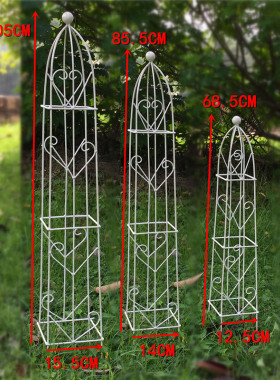 室外铁艺天使爬藤架庭院阳台月季铁线莲攀爬牵引支架花圃装饰花插