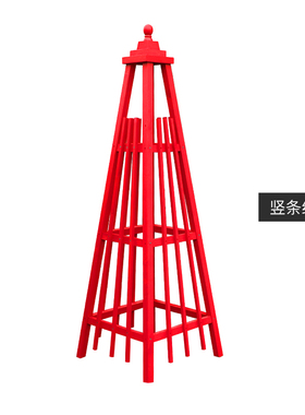 花架宝塔花架藤本植物攀爬花架防腐木实木藤月爬藤欧美铁线莲支架