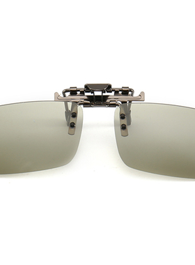 变色偏光眼镜片夹片近视女士男士