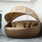 На открытом воздухе на открытом воздухе терраса лечь на стул двор ротан