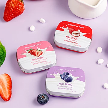 kisspearl无糖薄荷糖口味任选10[25元优惠券]-寻折猪
