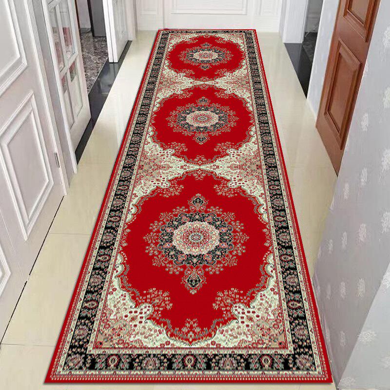 Can be cut hotel corridor carpet aisle foyer entrance non-slip floor mat home living room bedroom coffee table blanket