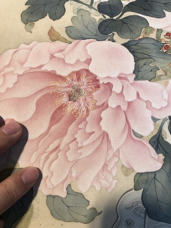 岁朝清供图高清复制字画微喷明清工笔没骨花鸟画临摹绢布画稿传统 - 图2