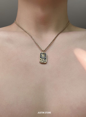 金色太阳美式嘻哈男款项链