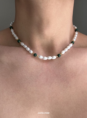 原创设计高级感珍珠项链男