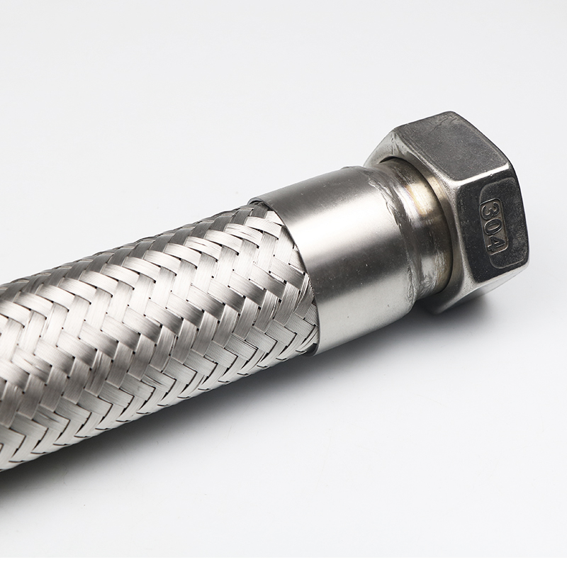 304不锈钢波纹管1.5寸DN40工业金属软管高温高压蒸汽管钢丝编织管 - 图2