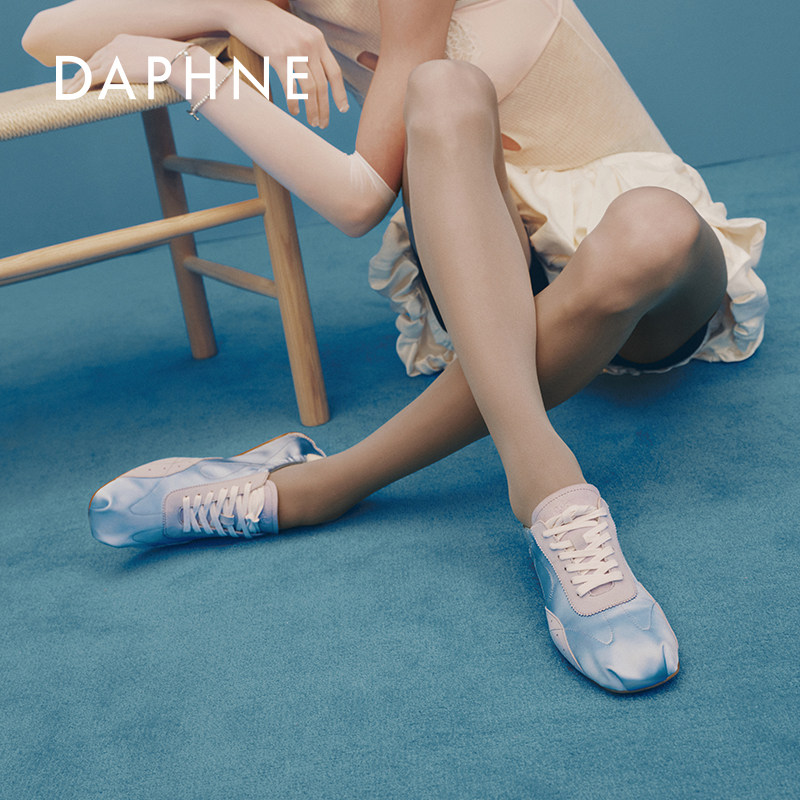 达芙妮云软芭蕾德训鞋女2026春季新款法式复古平底单鞋真皮鞋子女,淘宝优惠券,粉丝福利购,淘宝优惠卷