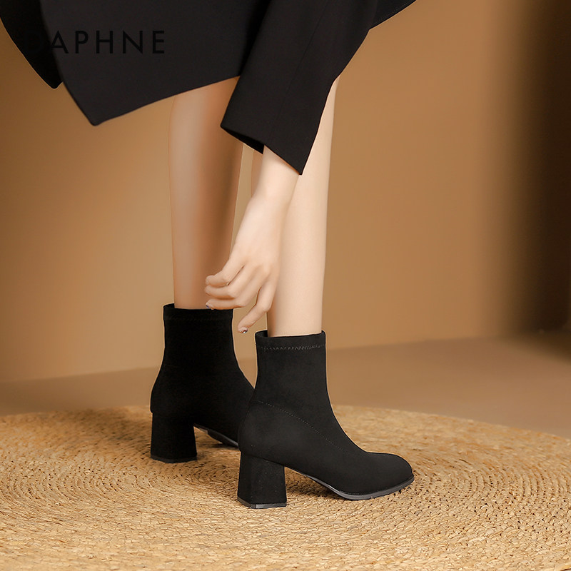  达芙妮弹力靴/袜靴