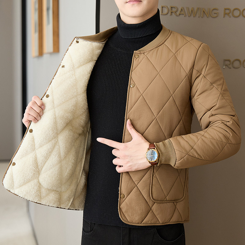 棉衣男加绒加厚中老年爸爸装内胆保暖羽绒棉服外套爷爷轻薄款棉袄,淘宝优惠券,粉丝福利购,淘宝优惠卷