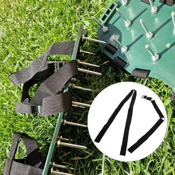 2 Pair Turf Spike Shoelaces Boot Lawn Aerator Replacement - 图0