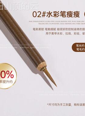 通用型家用美甲工2色4固水颜彩体分装2026新款便具携式胡桃木料盒