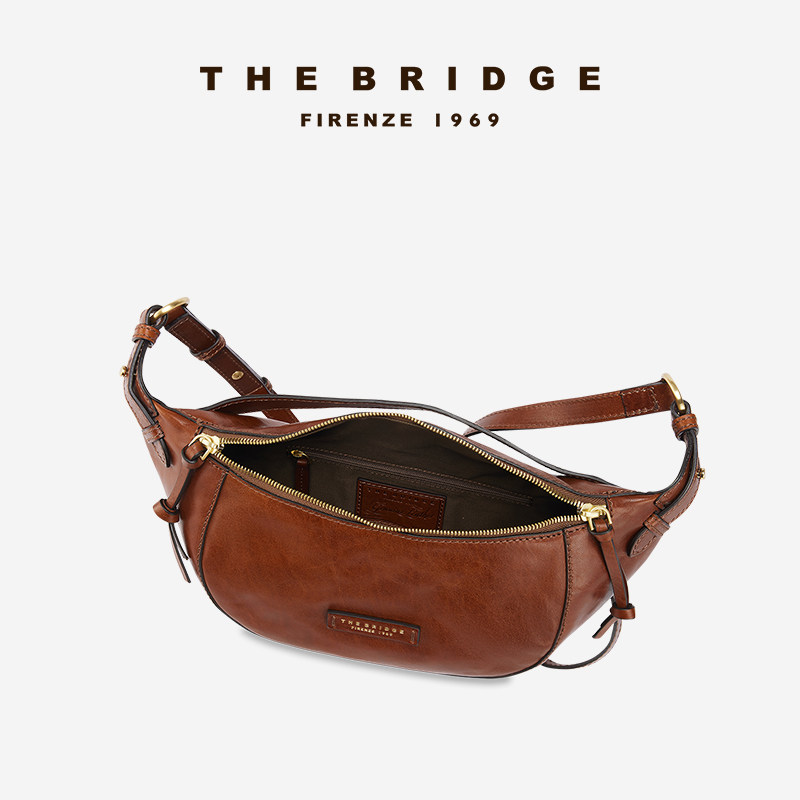 The Bridge/桥牌  STODO系列手工牛皮植鞣工艺女士胸包,淘宝优惠券,粉丝福利购,淘宝优惠卷