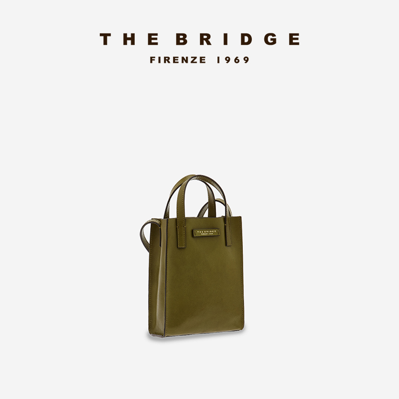 The Bridge/桥牌 小众托特包手提女包手工牛皮植鞣工艺单肩斜挎包 - 图1