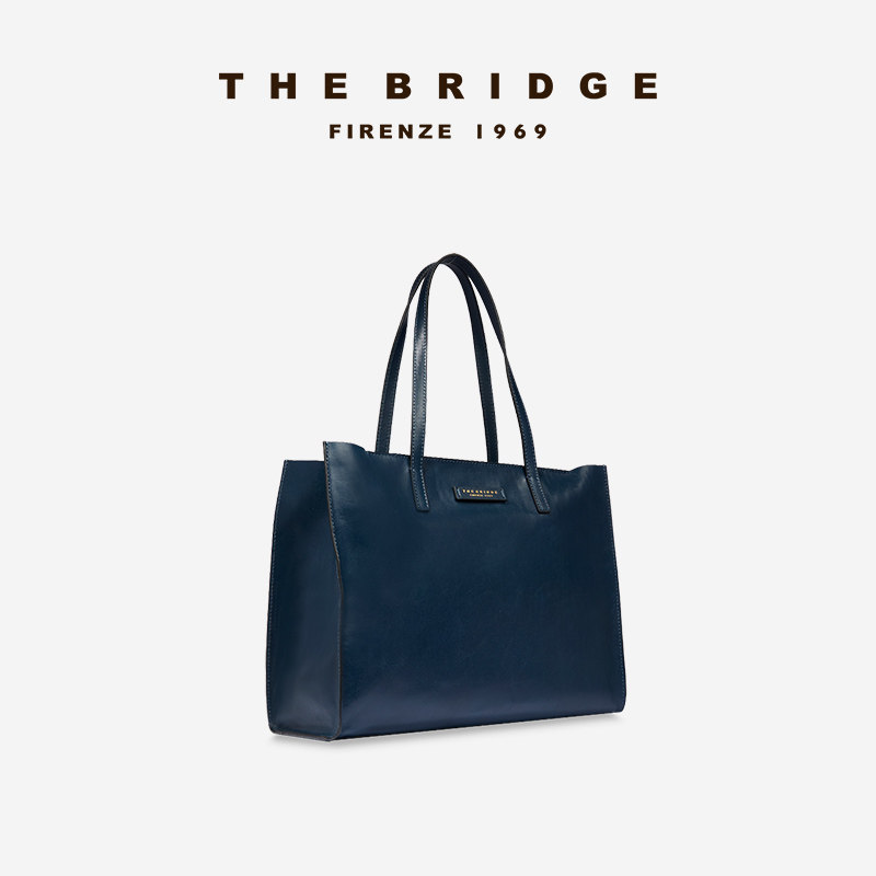 The Bridge/桥牌 新品 MIRRA系列女士纯牛皮休闲通勤手提包托特包 - 图0