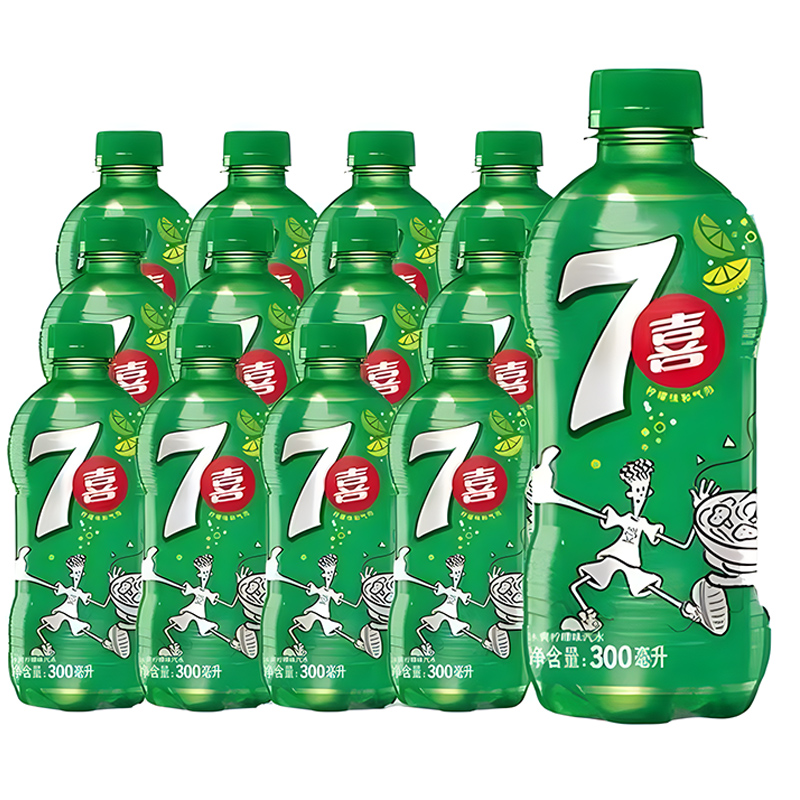 百事可乐碳酸饮料300ml*12整箱小瓶装七喜美年达汽水夏日解渴饮品 - 图1