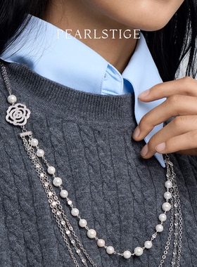 PEARLSTIGE玫瑰四重奏串珠项链