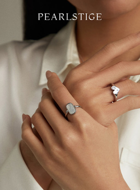 PEARLSTIGE至如爱神系列爱心戒指心形设计轻奢戒环送女朋友礼物