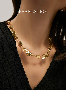 PEARLSTIGE至如花瓣项链