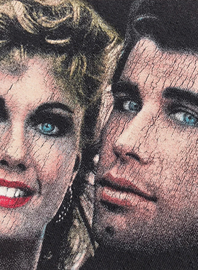 Grease 20th Anniversary 约翰屈伏塔典藏版录像带纪念款重磅短T