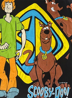 Scooby-Doo 史酷比美国华纳兄弟动画系列人物满印重磅短袖T恤