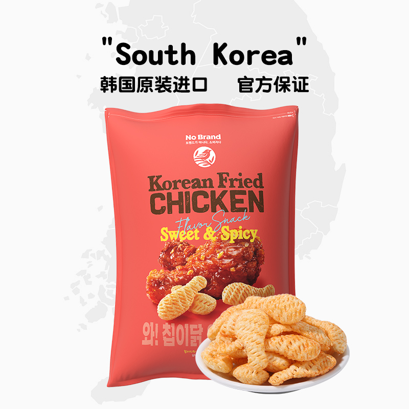 NoBrand诺倍得韩国进口甜辣炸鸡味办公室零食小吃休闲食品300g_nobrand旗舰店_零食/坚果/特产