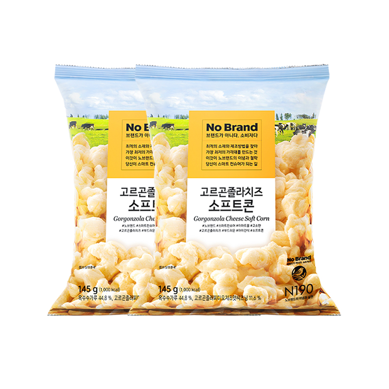 NoBrand诺倍得芝士玉米卷145g*2大袋